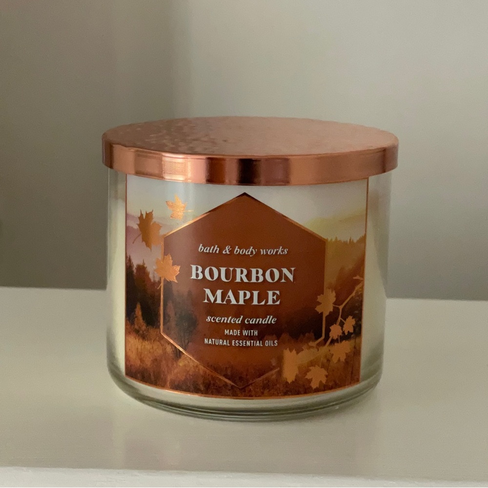 Bourbon Maple 3 Wick Candle | Bath & Body Works